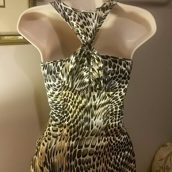 IZ Byer Black and White Animal Print Ruffled Blouse - Picture 3 of 5